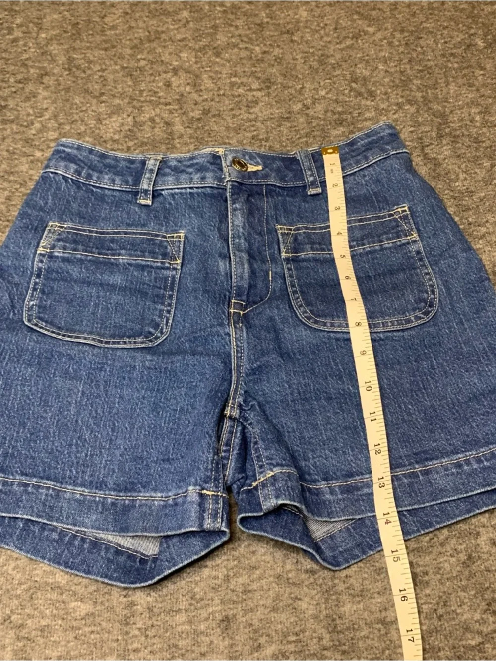 Free Assembly High-Rise Denim Shorts - Picture 7 of 7